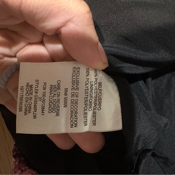 GB Girls Tweed Plaid Dress - NWT 3T - Picture 5 of 5